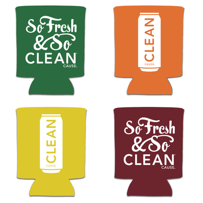 FREE Koozies, 4 - Pack - CLEAN CAUSE