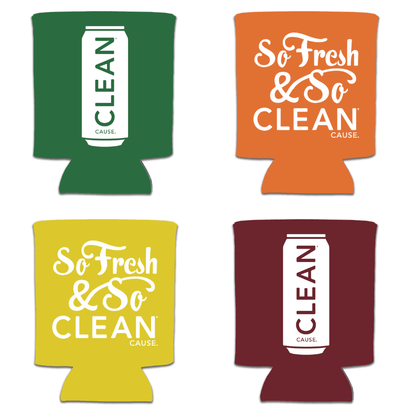 FREE Koozies, 4 - Pack - CLEAN CAUSE