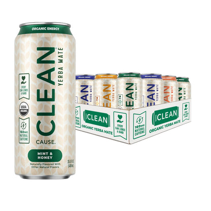 Non - Carbonated Organic Yerba Mate Variety Pack - CLEAN CAUSE